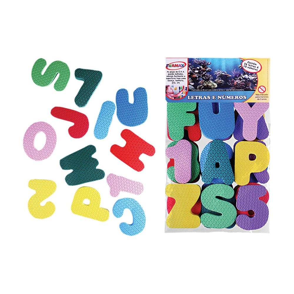 Letras e Números 8cm Evamax 5600