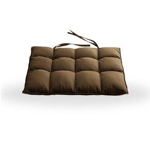 Assentos De Cadeira Futon 40x40 Em Sued Liso - Star Confort Marrom