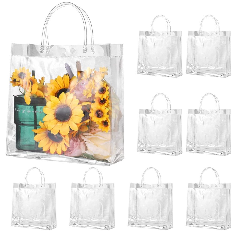 Sacos de presente BESARME Clear PVC, pacote com 20, 25x25x9cm para festa de casamento