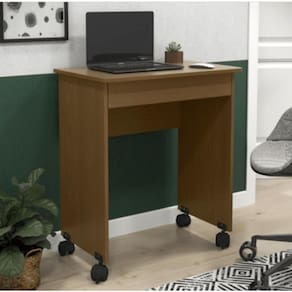 Mesa Escrivaninha Compacto Not 0,70 Para Quarto E Office Com Gaveta Freijó
