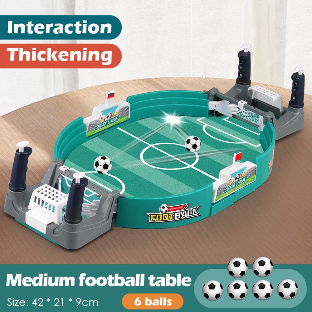 Mesa de jogo de futebol de mesa As crianças jogam contra dois
