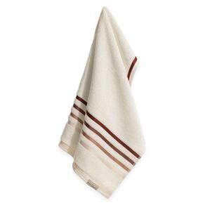 Toalha De Banho Lumina Fio Penteado Max Karsten Ivory/ferrugem