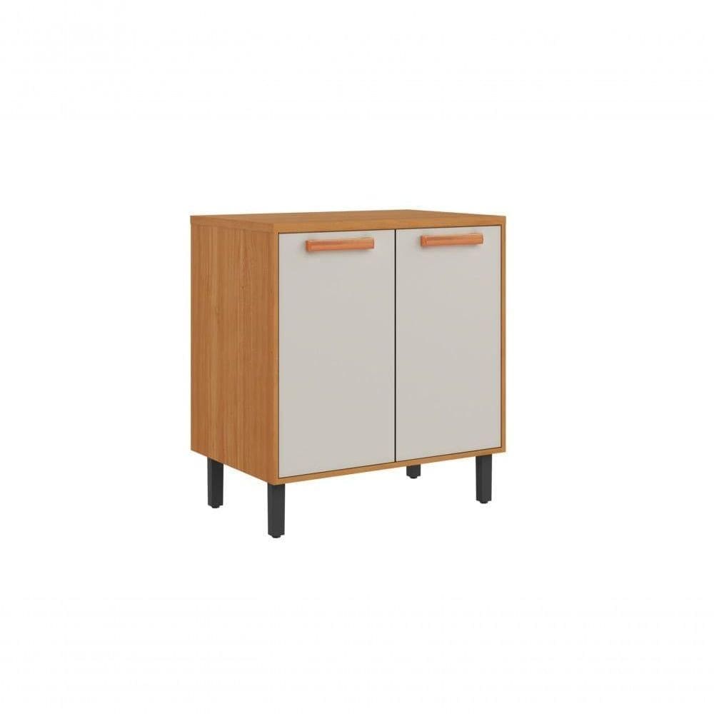 Balcão De Cozinha Para Forno Ou Micro-ondas 2 Portas Nápoles - Itatiaia Cinamomo/off White