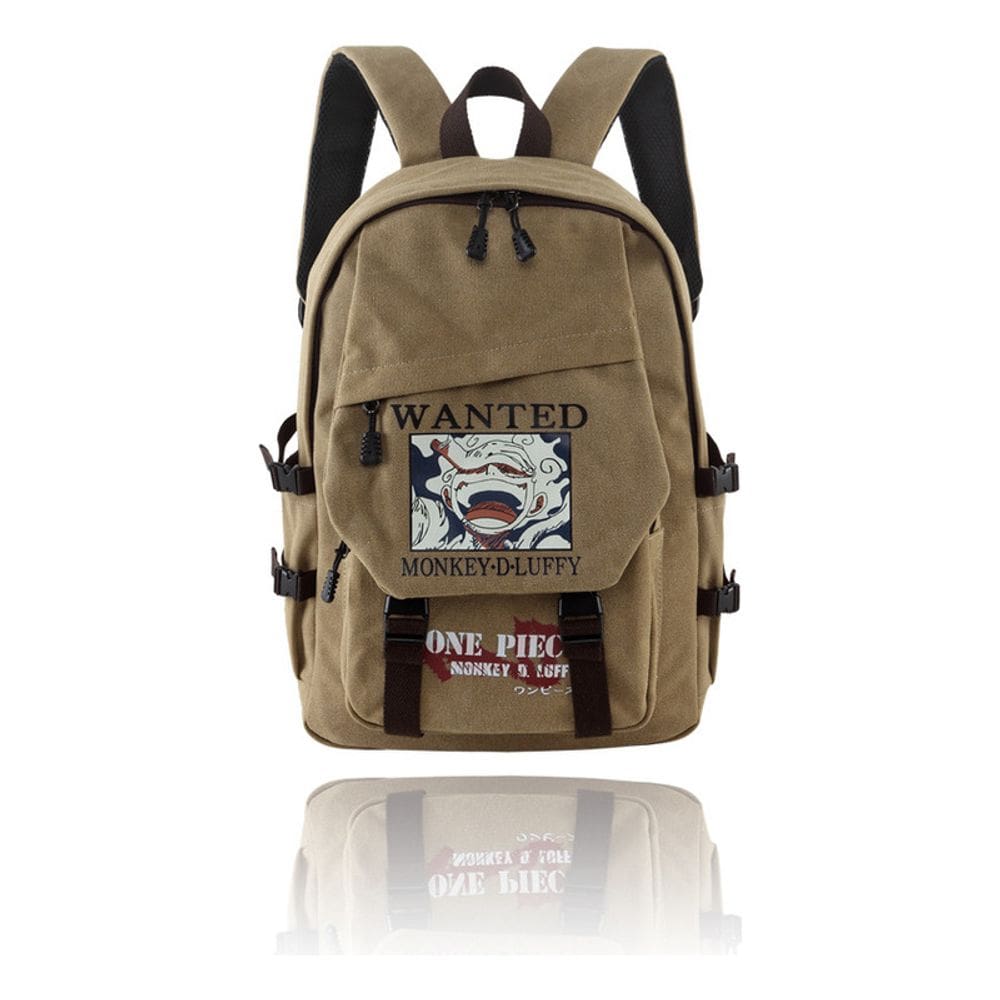 Mochila de lona, anime, desenho animado, laptop de 14 polegadas, gênero neutro