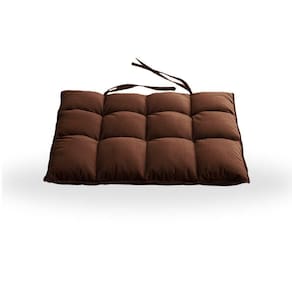 Assentos De Cadeira Futon 40x40 Em Sued Liso - Star Confort Café