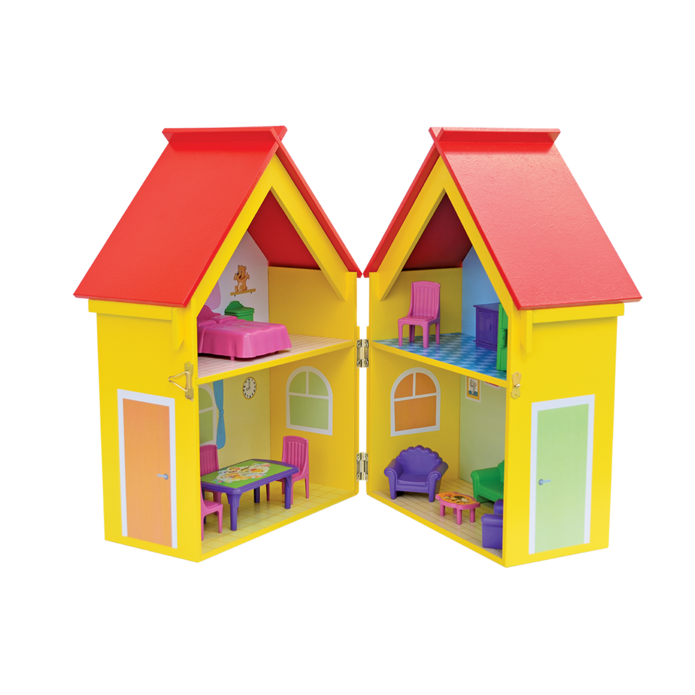 Casinha Yellow House 100 Em Madeira