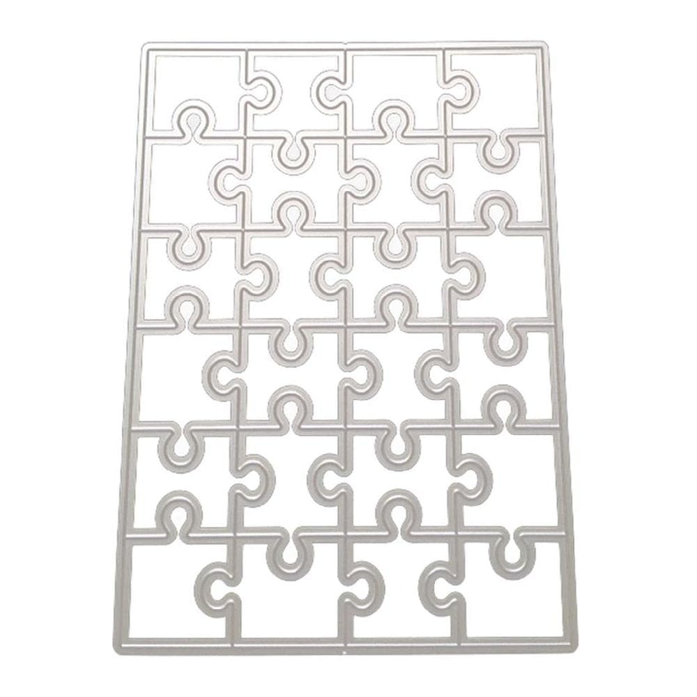 Metal Cutting Dies Stencil Puzzle, decoração de scrapbooking