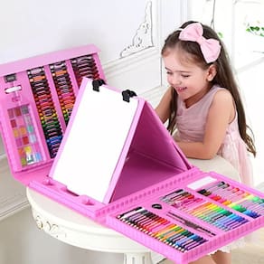 208pcs brinquedos de desenho pintura conjunto de ferramentas |