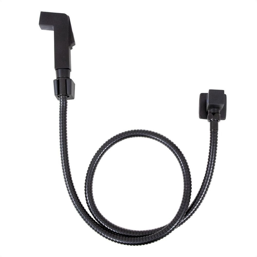 Ducha Higiênica de Aço Inox Flexível Roddex Preto