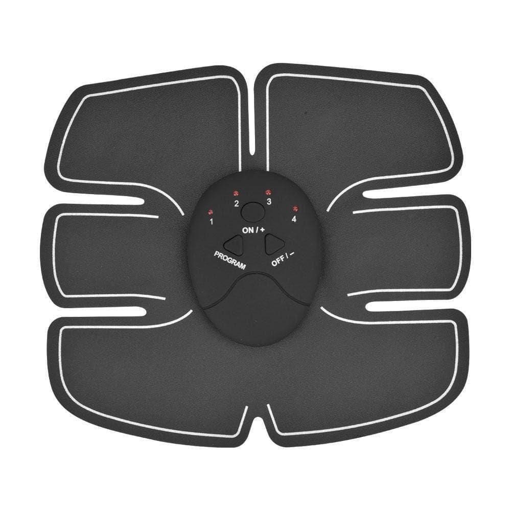 Cinta Tonificadora Muscular Abdômen Estimulador Muscular Abdominal Elétrico Ems 6 Packs preto