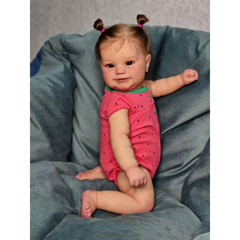 Boneca Reborn Baby Doll RXDOLL Maddie, vinil de silicone completo, 50 cm, menina