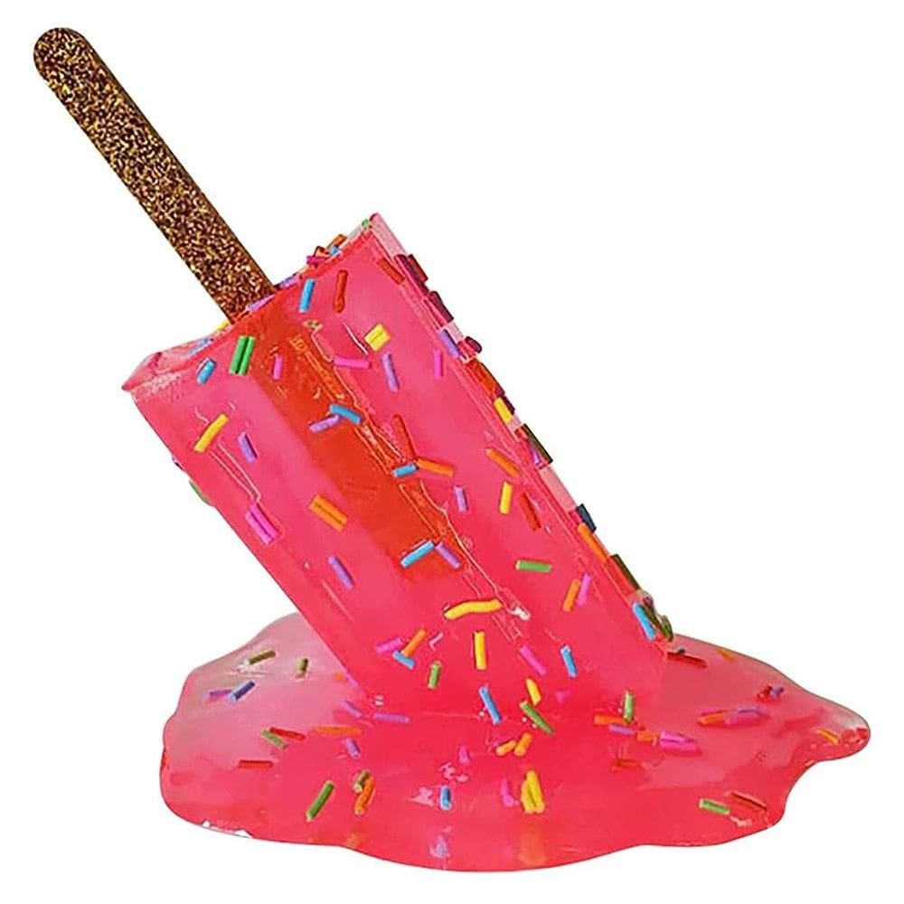 Escultura, decoração de casa, resina de picolé Bticx Melting