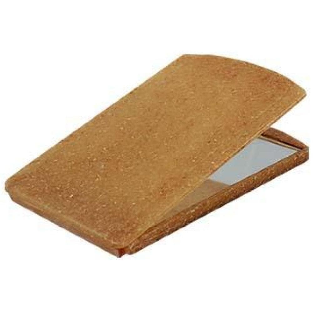 Kit 6 Espelhos De Bolsa Fibra Madeira Green