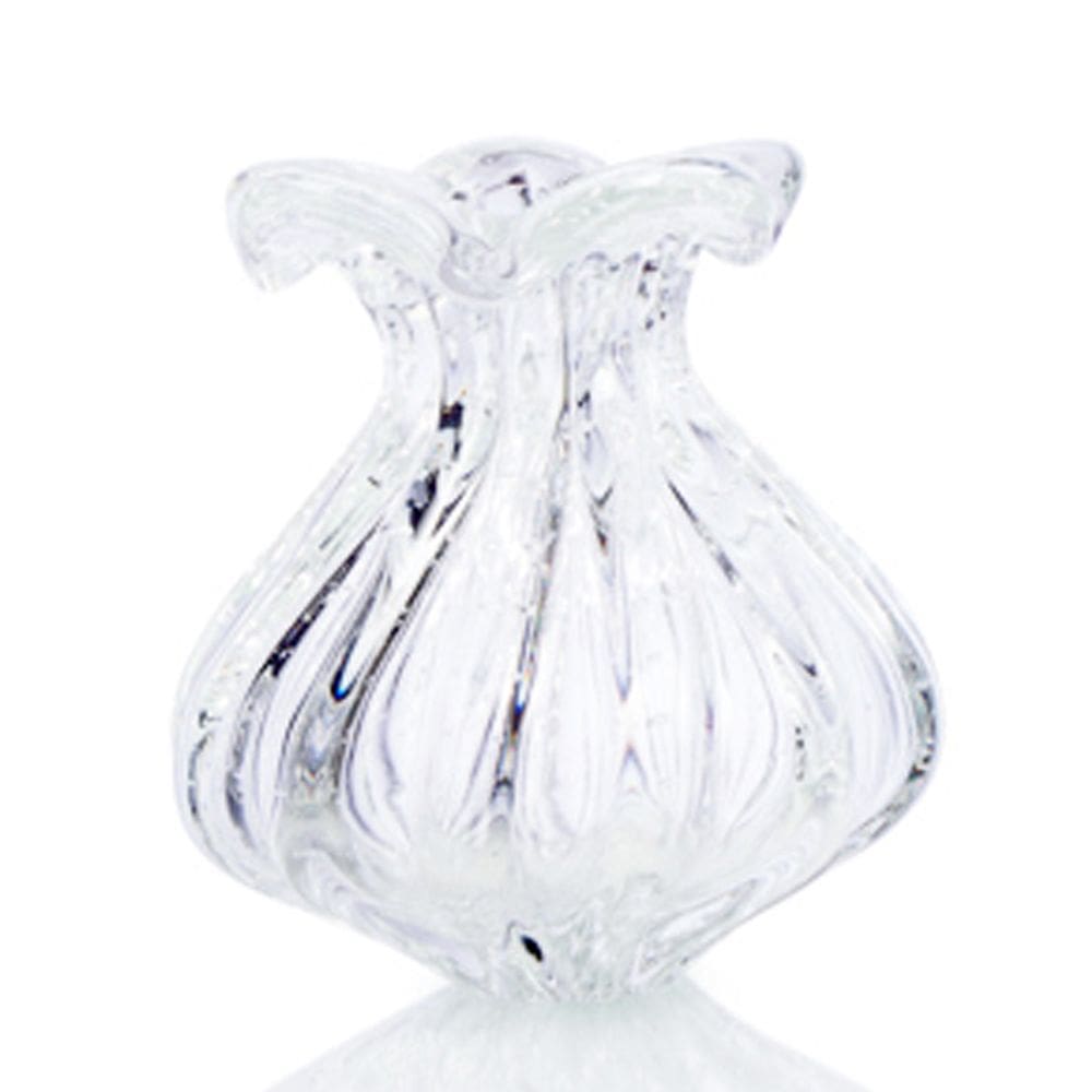Vaso Trouxinha Em Cristal Murano Transparente  São Marcos