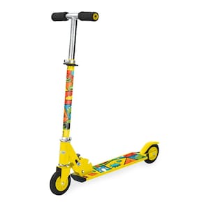 Patinete 2 Rodas com Led Play & Fun Amarelo