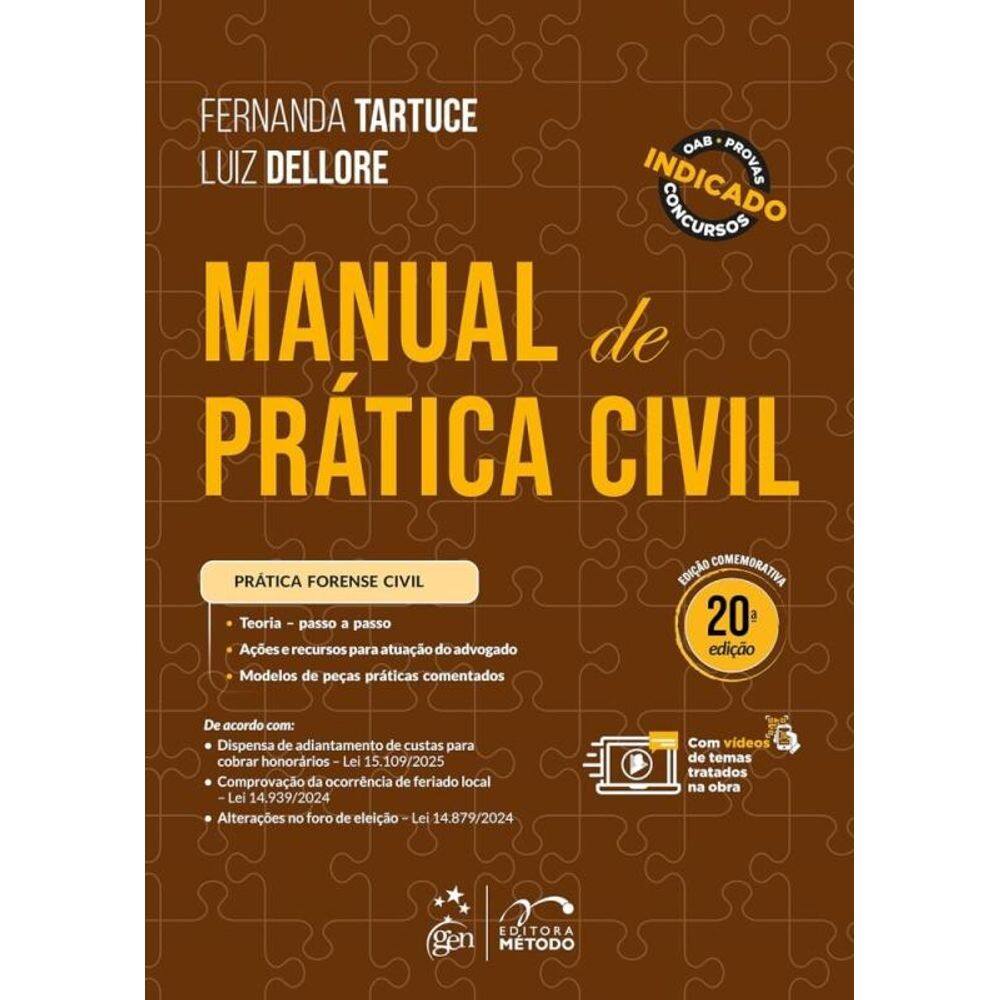 Manual De Prática Civil - 20ª Edição 2025
