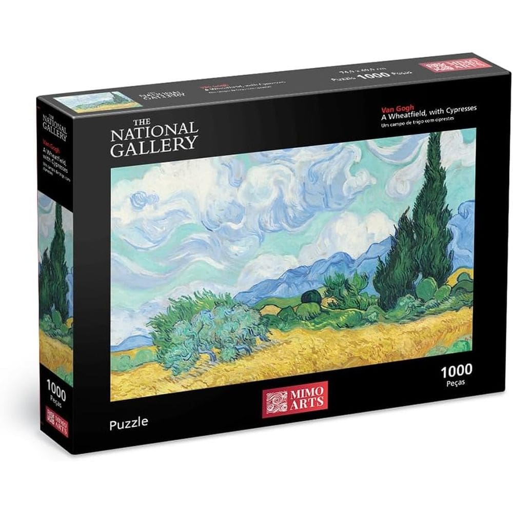 Quebra Cabeça 1000 Peças Van Gogh Campo De Trigo Mimo - 2603