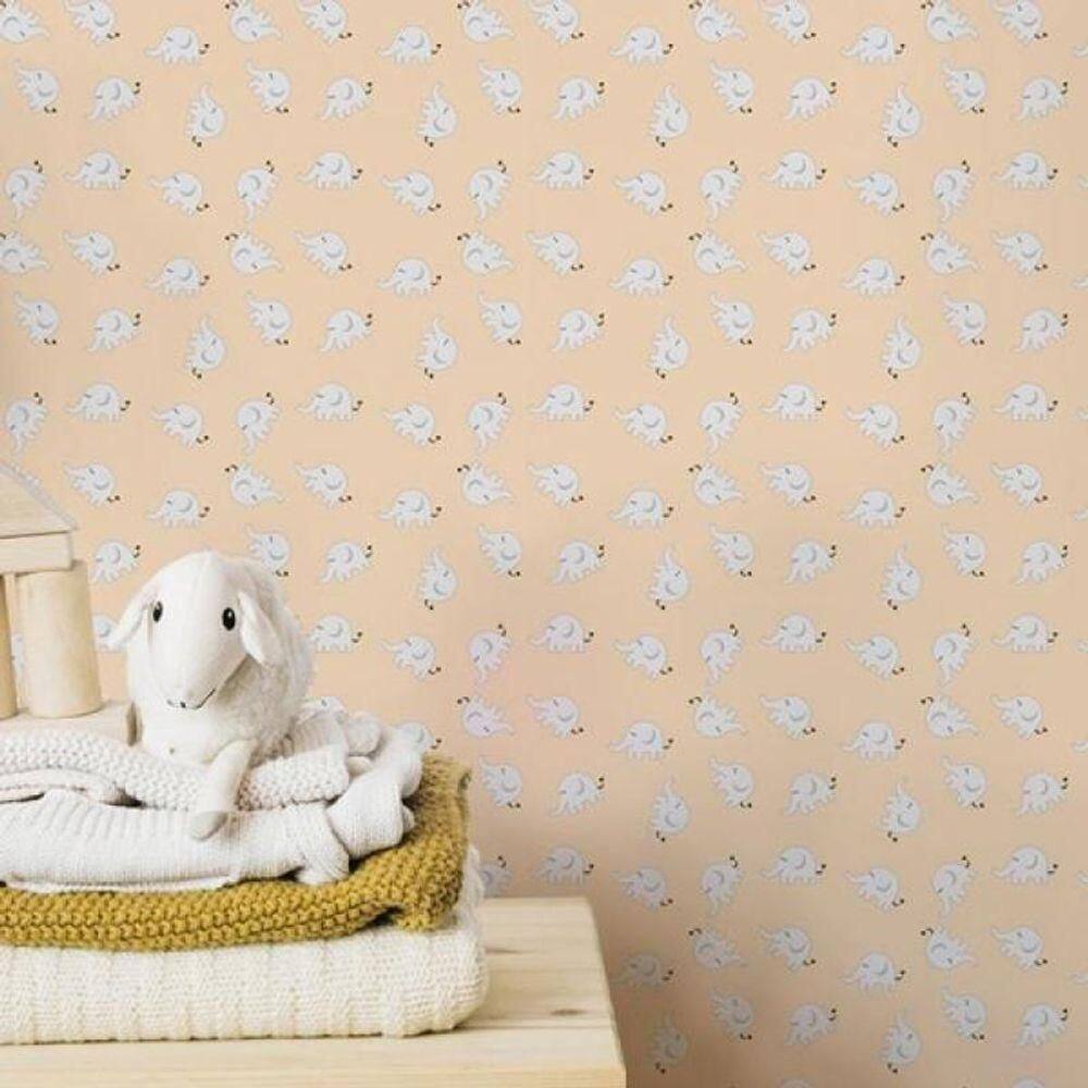 Papel De Parede Infantil Elefante Baby