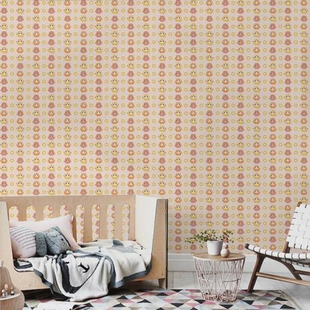Papel De Parede Infantil Corujinhas