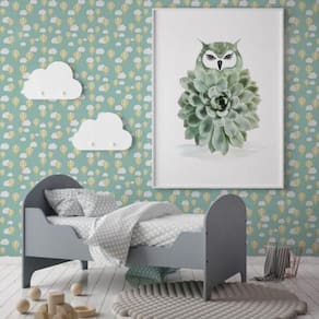 Papel De Parede Infantil Balão Amarelo