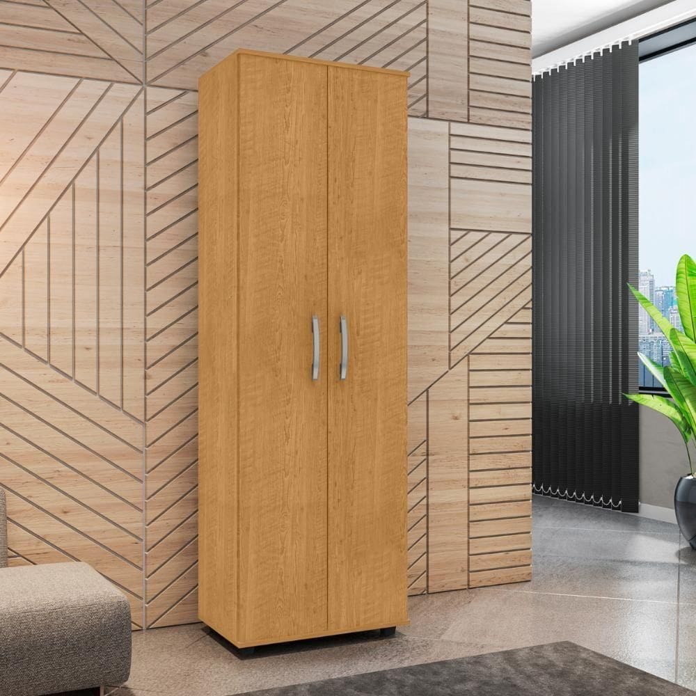 Armário Multiuso Com 2 Portas Floriano Naturalle