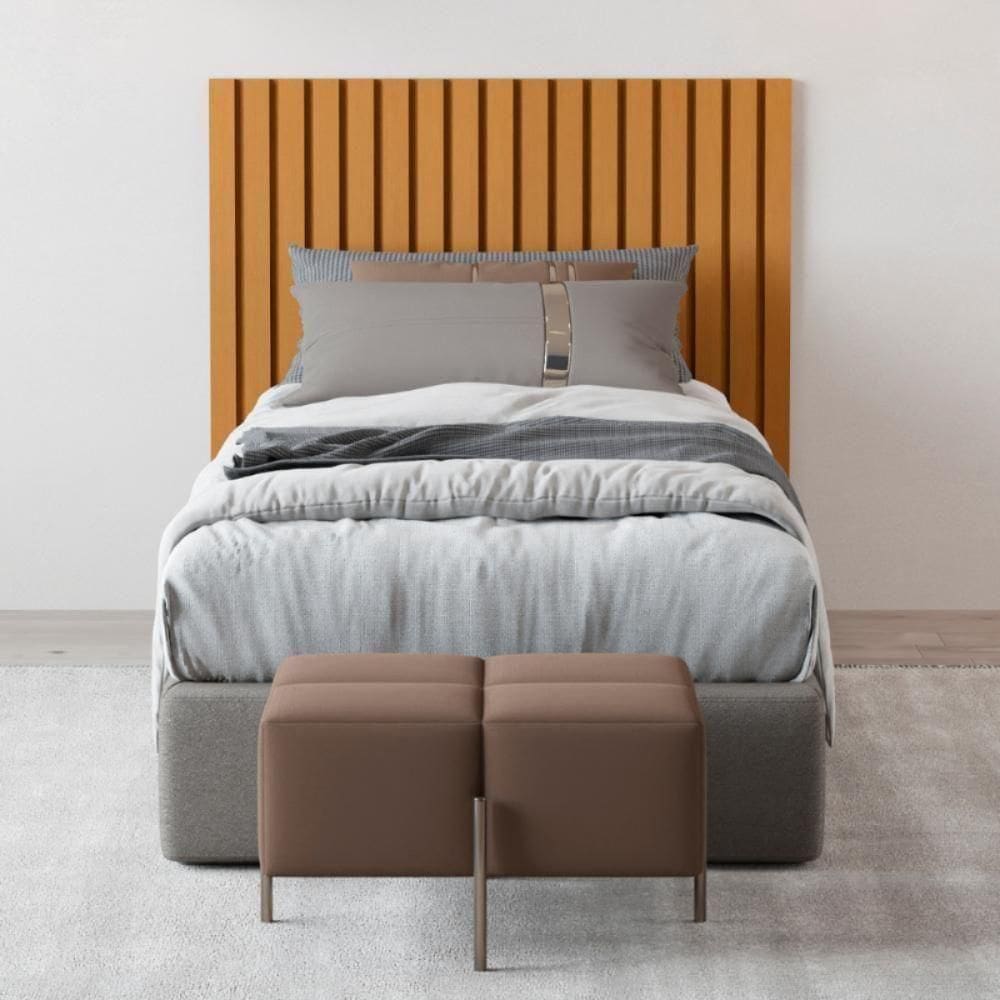 Cabeceira Ripada Cama De Solteiro Salerno Nature