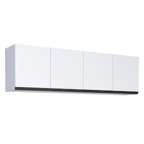 Armário Aéreo Para Cozinha 4 Portas Anori Branco