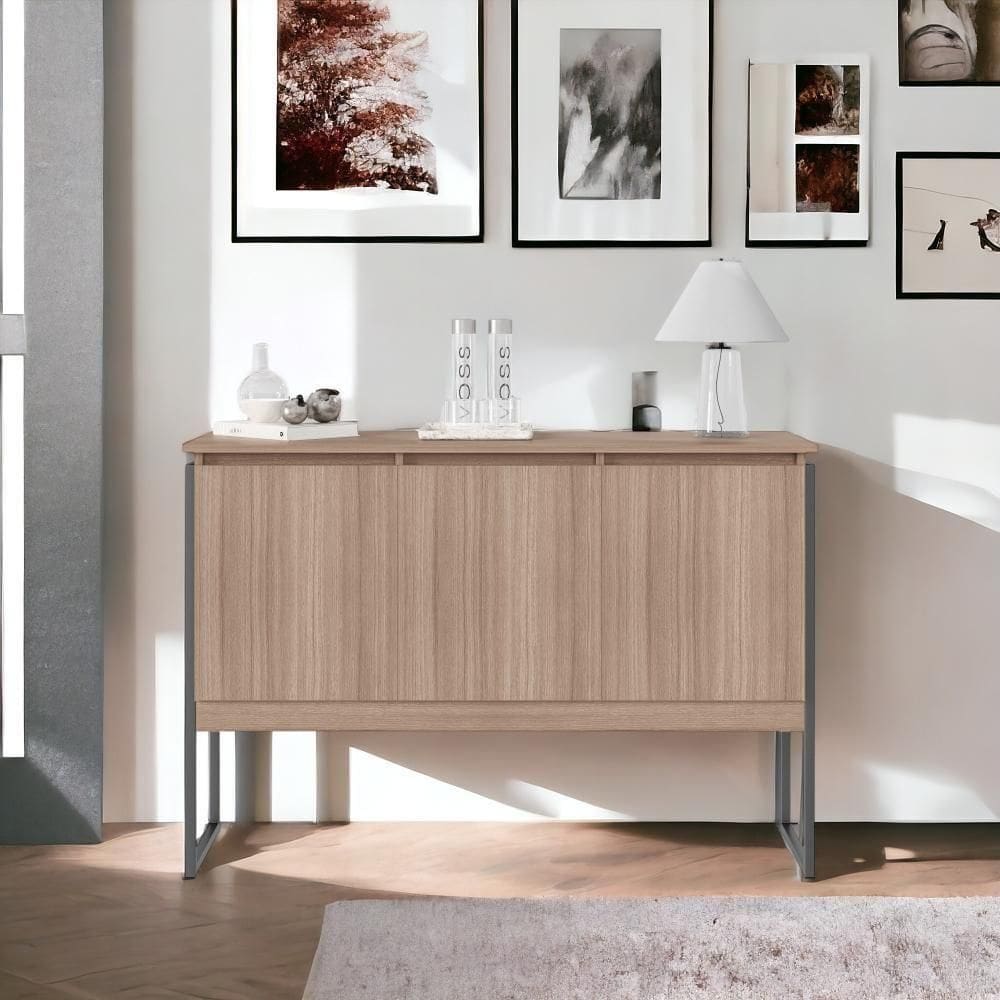 Buffet Classico Com 3 Portas Veneza Montana Preto