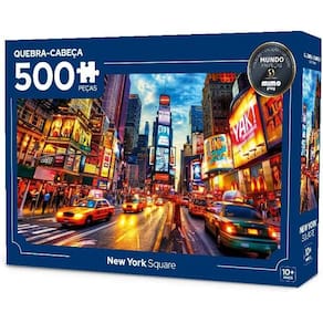Quebra Cabeça Times Square New York 500 Peças Mimo - 2648