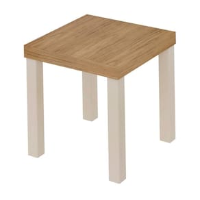 Mesa De Apoio Para Sala De Estar Natal Carvalho Off White