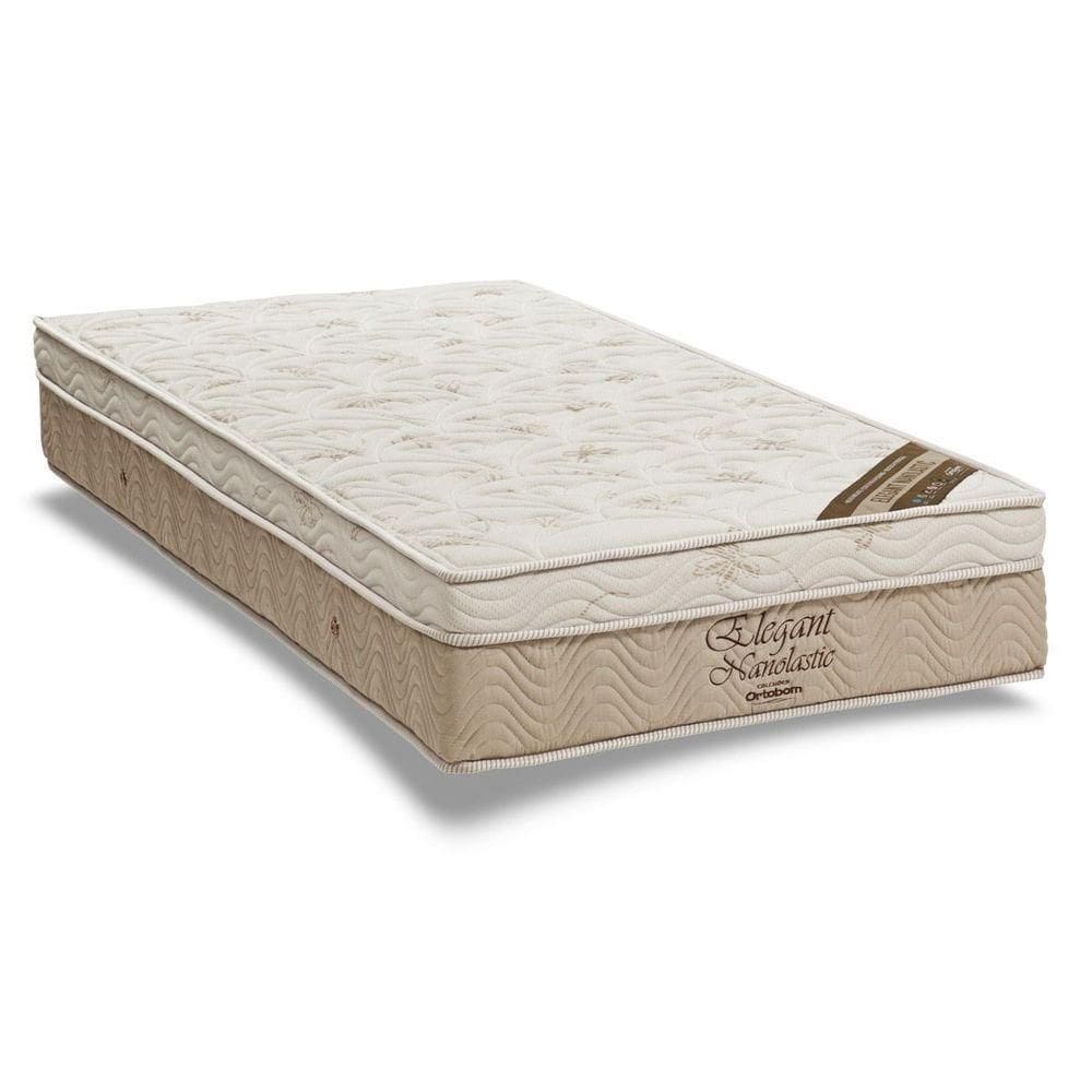 Colchão Solteiro Elegant Molas Nanolastic Ortobom - 88x188x27