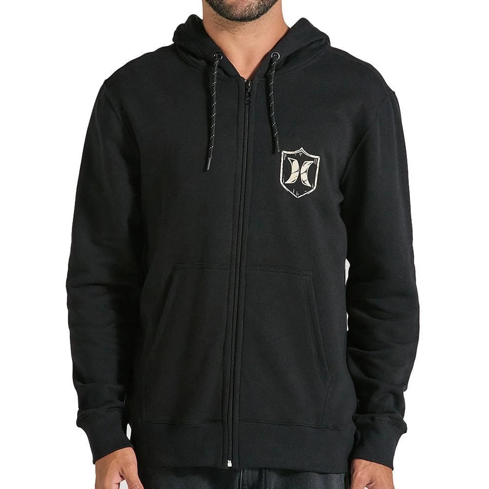 Moletom Hurley Aberto Eagle WT25 Masculino Preto