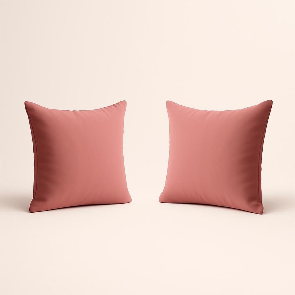 Kit 2 Almofadas Suede Decorativa 42cm Sala Quarto Escritório Rosa