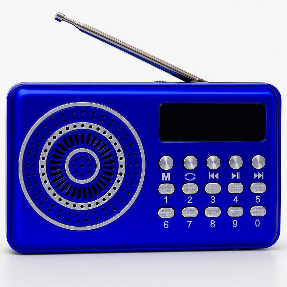 Rádio Portátil Recarregável Sem Fio Bluetooth, Usb, Tf,