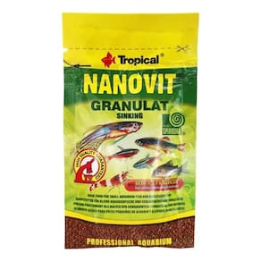 Ração Tropical Nanovit Granulat 10g (sachet) Peixes Pequenos
