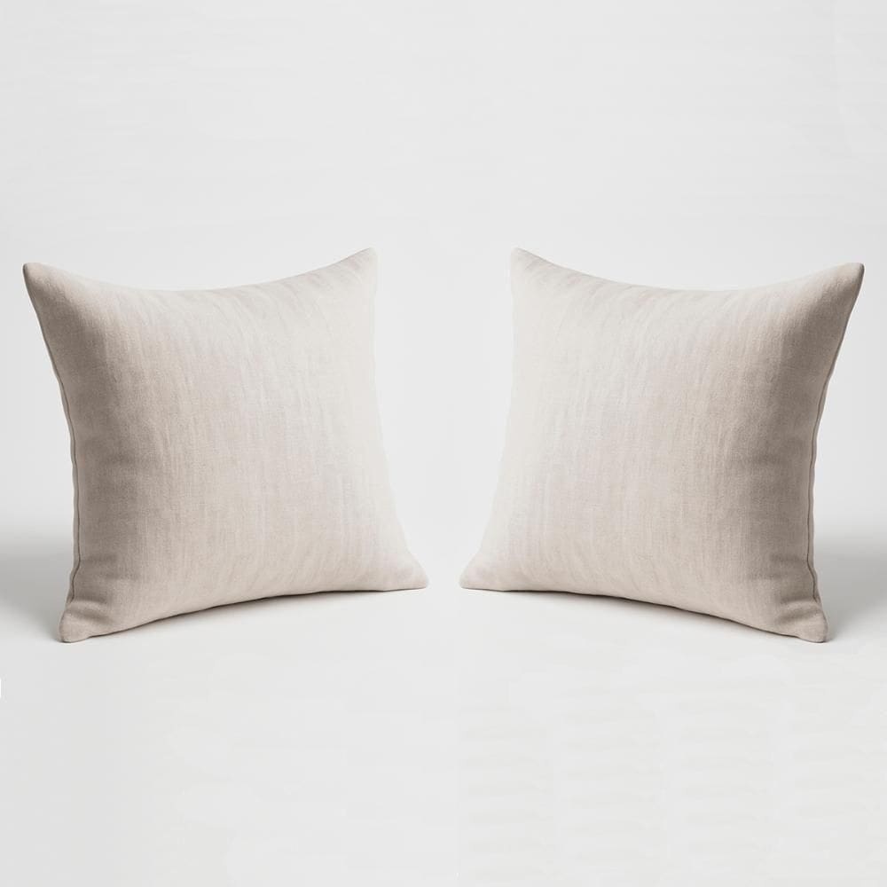 Kit 2 Almofadas Suede Decorativa 42cm Sala Quarto Escritório Bege