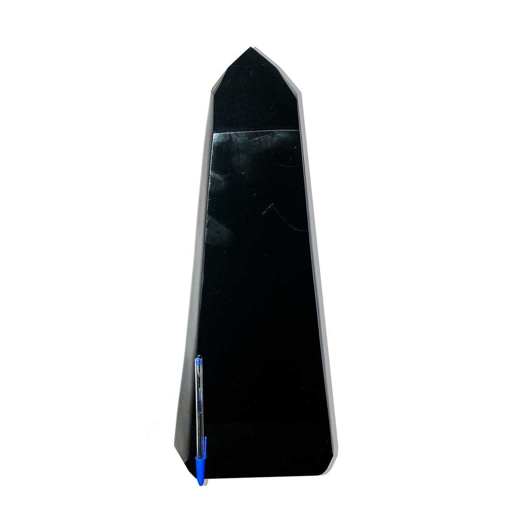 Ponta Obsidiana Negra Gigante 13,15Kg Pedra Lava Vulcânica