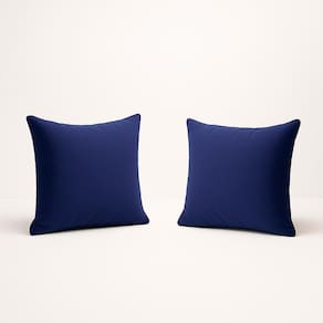 Kit 2 Almofadas 42cm Fofinhas Suede Sala Ou Quarto Balaqui Azul Marinho
