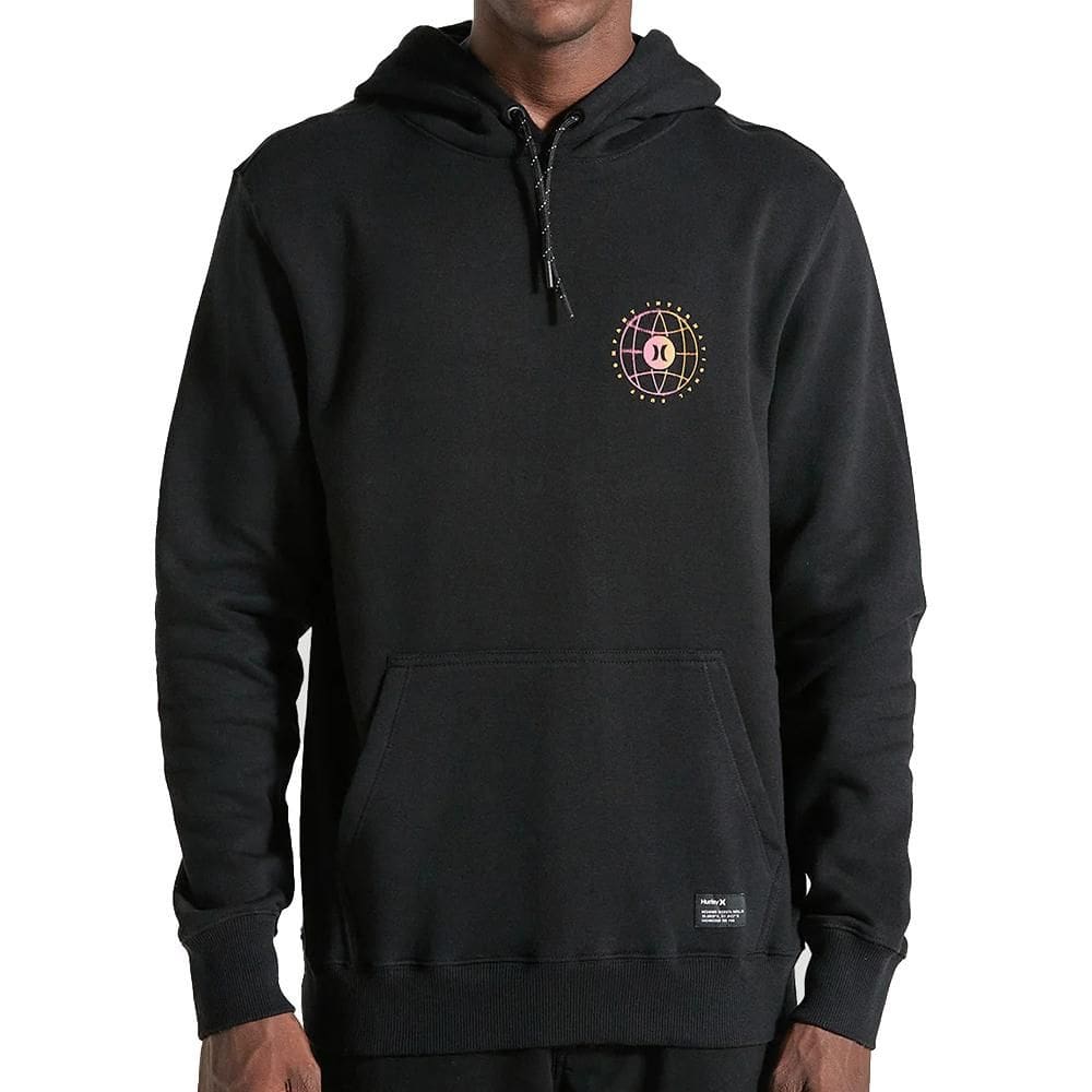 Moletom Hurley Canguru Level WT25 Masculino Preto