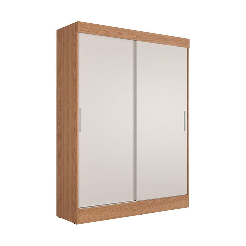 Guarda-Roupa Casal Boreal 2 Portas Carvalho e Off White
