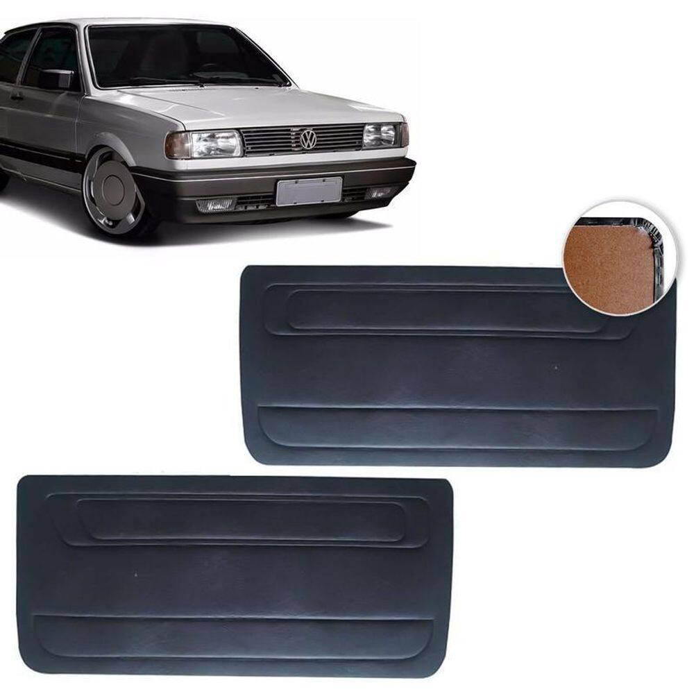 Forro De Porta Dianteira Vw Gol 89-94 Vinil Grafite