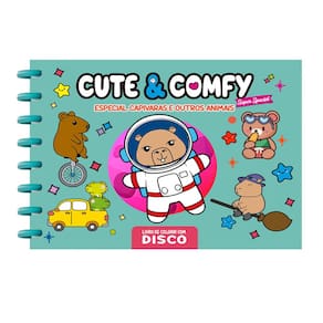 Cute & Comfy Super Special Edição 11 - Livro de Colorir Adulto -  Espiral com Caneta