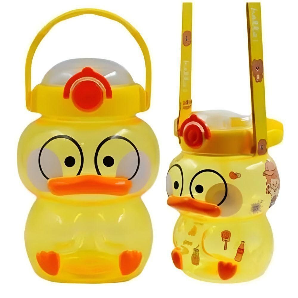 Squeeze Patinho com Tampa 1100ml N239533-4 Amarelo - Quanhe