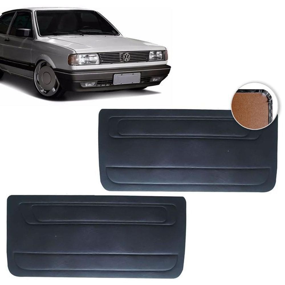 Forro De Porta Dianteira Vw Gol 89-94 Vinil Grafite