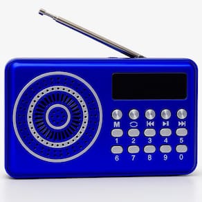 Rádio Portátil Recarregável Sem Fio Bluetooth, Usb, Tf,