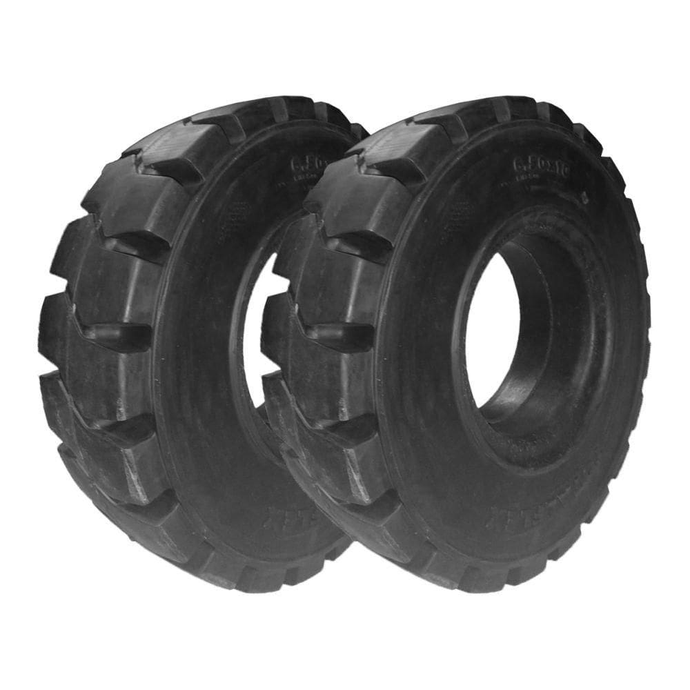 Kit 2 Pneus Unisol 7.00X12 Totalflex New Maciço Carga