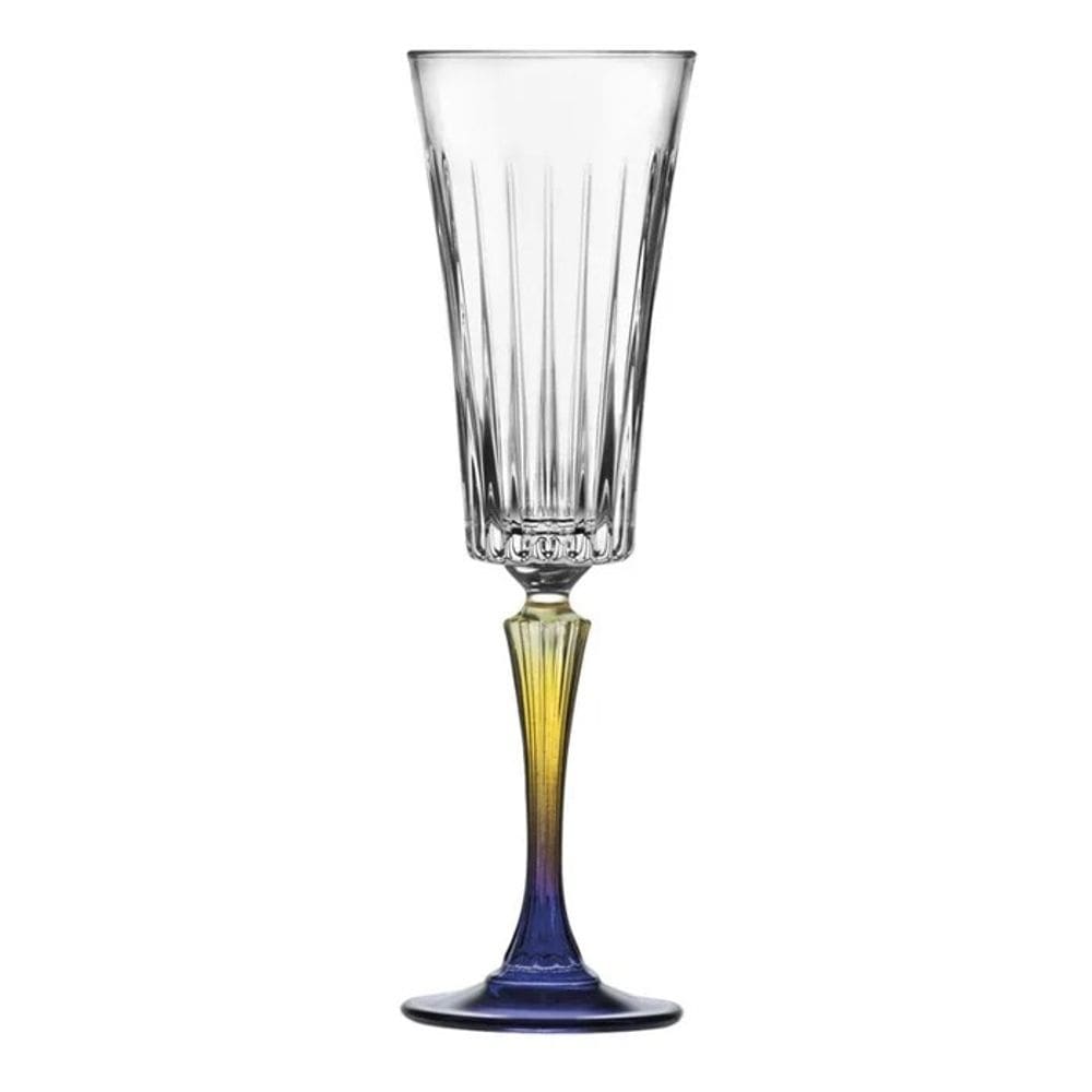 Conjunto de 6 Taças para Espumante 210ml Degradé Transparent