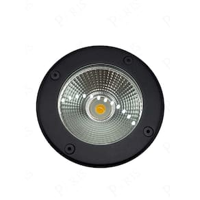 Spot Balizador de Embutir Piso Solo Preto IP67 Led 10W 3000K Bivolt
