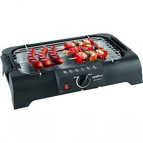 Churrasqueira Grill Eletrica Britania 1200w Grelha Em Inox 110V