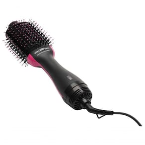 Escova Modeladora E Secadora Britania 1200w Nanoceramic Bivolt Rosa